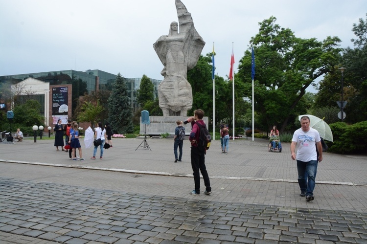 Flash mob wolontariuszy ŚDM