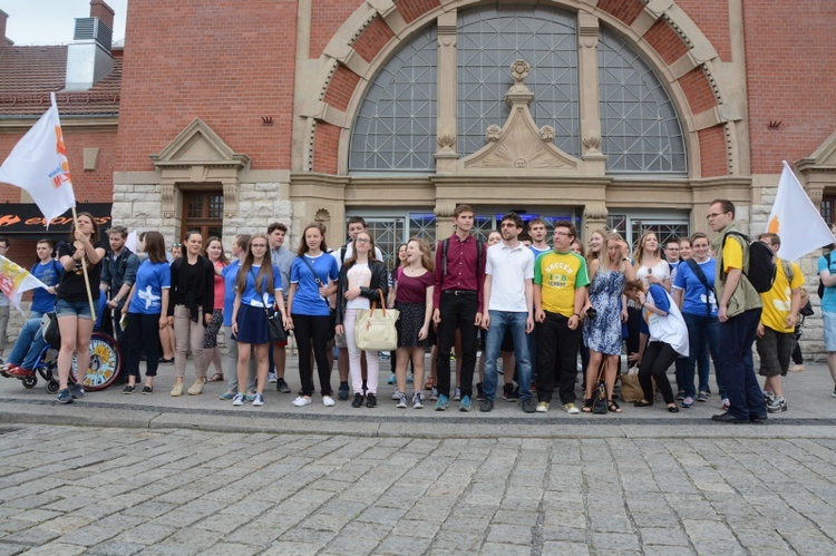 Flash mob wolontariuszy ŚDM