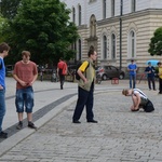 Flash mob wolontariuszy ŚDM