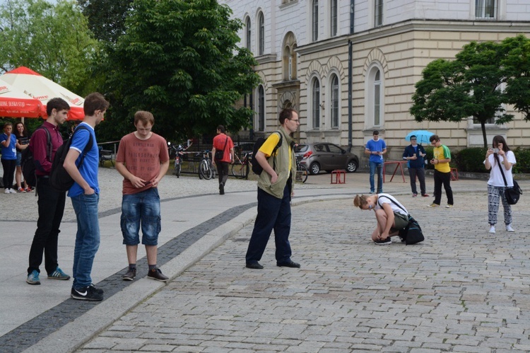 Flash mob wolontariuszy ŚDM