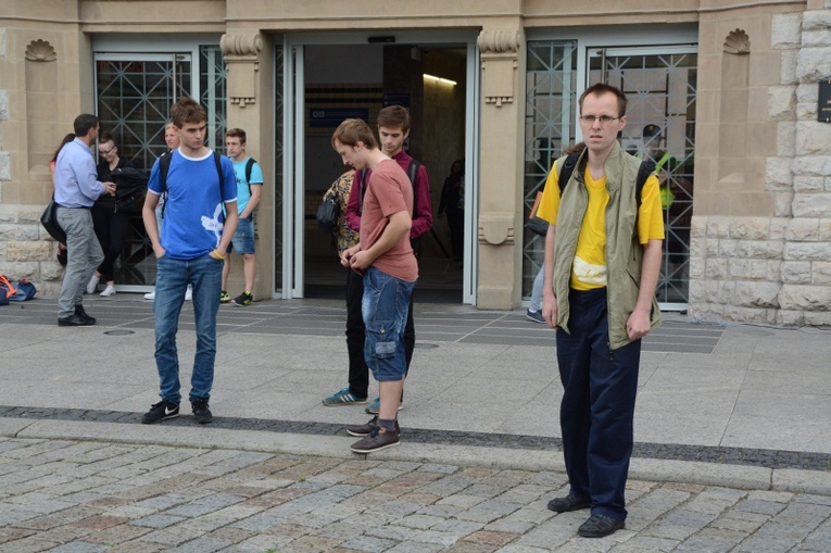 Flash mob wolontariuszy ŚDM