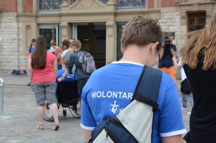 Flash mob wolontariuszy ŚDM