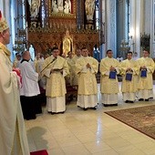 Podziękowanie za otrzymaną formację i święcenia.