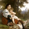 William-Adolphe Bouguereau (1825-1905), Odpoczynek, 1879, Cleveland Museum of Art