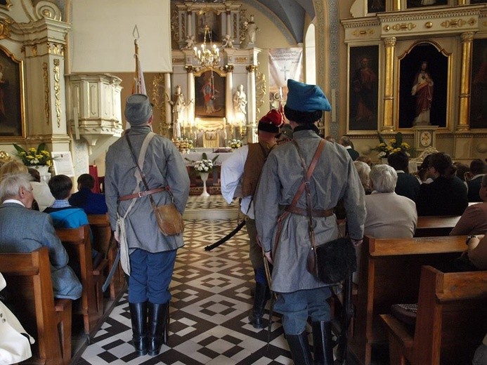 Msza św. w intencji powstańców styczniowych, poległych w okolicach Dzektarzewa ponad 150 lat temu