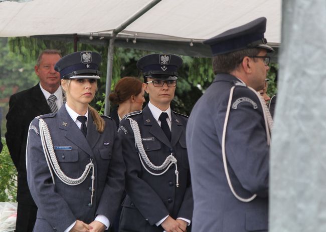 Poświęcenie sztandaru aresztu w Międzyrzeczu