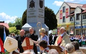 Poświęcenie pomnika św. abp. Bilczewskiego w Wilamowicach