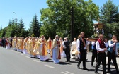 Poświęcenie pomnika św. abp. Bilczewskiego w Wilamowicach