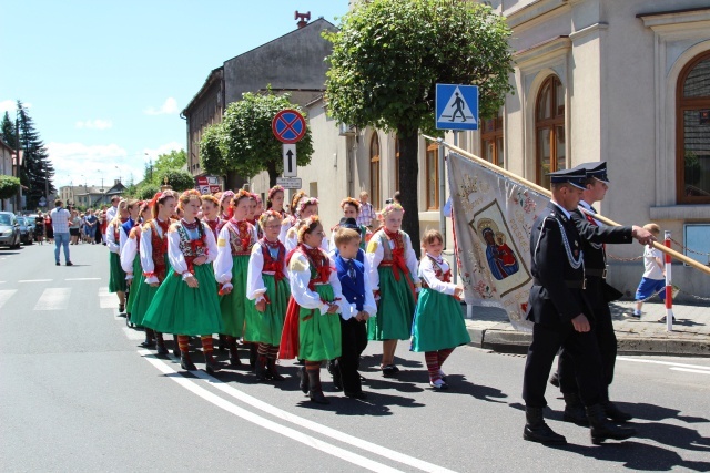 Poświęcenie pomnika św. abp. Bilczewskiego w Wilamowicach