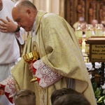 Poświęcenie pomnika św. abp. Bilczewskiego w Wilamowicach