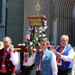 Poświęcenie pomnika św. abp. Bilczewskiego w Wilamowicach