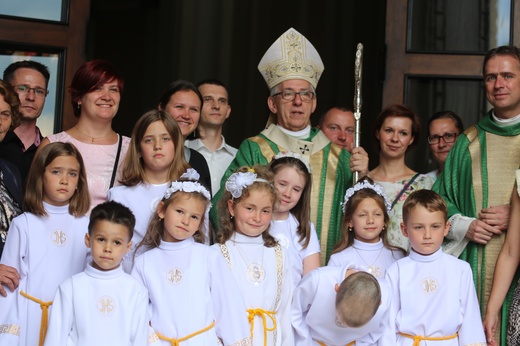 Pielgrzymka dzieci wczesno- i pierwszokomunijnych do katowickiej katedry