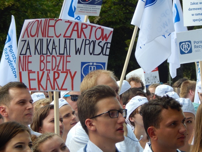 Protest lekarzy rezydentów