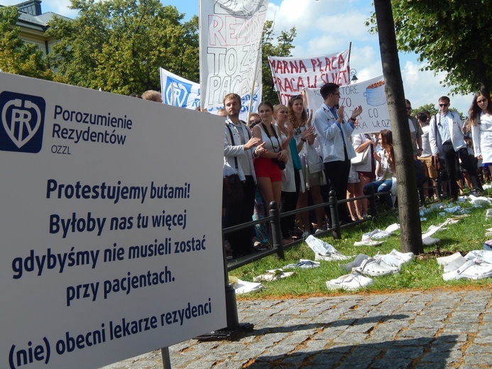 Protest lekarzy rezydentów