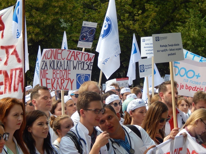 Protest lekarzy rezydentów