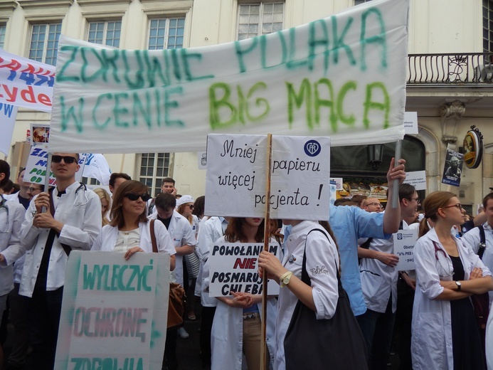 Protest lekarzy rezydentów