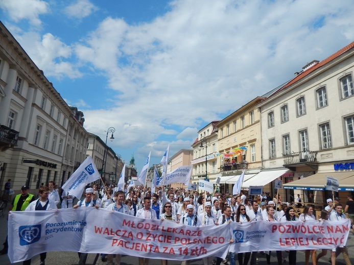 Protest lekarzy rezydentów