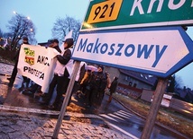 Protesty pracowników kopalni w Makoszowach (zdjęcie ze stycznia 2015 r.) mogą się powtórzyć,  jeśli zakład nadal  nie będzie sprzedawał węgla.