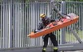 Ćwiczenia straży pożarnej przed ŚDM