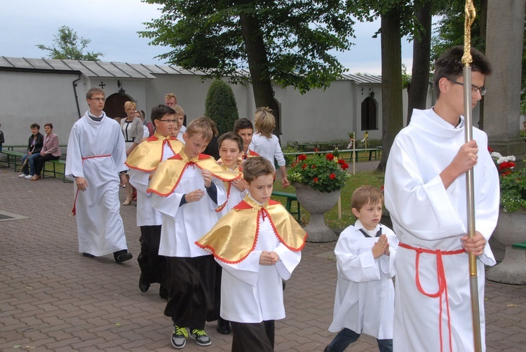 Nawiedzenie u franciszkanów w Zakliczynie