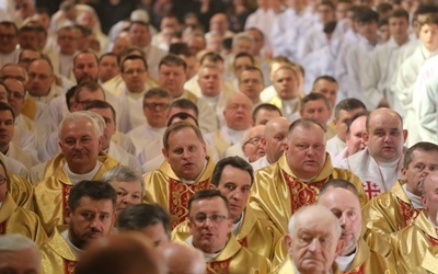 Kapłani diecezji bielsko-żywieckiej w katedrze