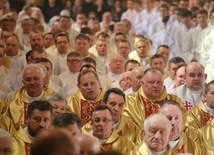 Kapłani diecezji bielsko-żywieckiej w katedrze