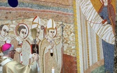 Abp Skworc błogosławi wizerunek Niepokalanej Jutrzenki Wolności w Katowicach