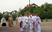 Abp Skworc błogosławi wizerunek Niepokalanej Jutrzenki Wolności w Katowicach