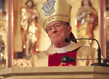 ▲	Biskup Werno z pogodą ducha świętował swój 60. jubileusz.