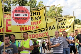 Mieszkańcy Warki i Chynowa chcą zmiany przebiegu inwestycji