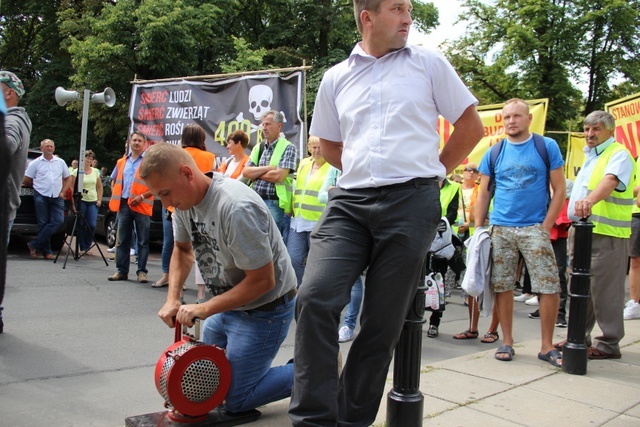 Protest sadowników