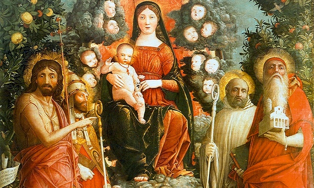 Andrea Mantegna, Madonna Trivulzio, tempera na płótnie, 1497, Zamek Sforzów, Mediolan