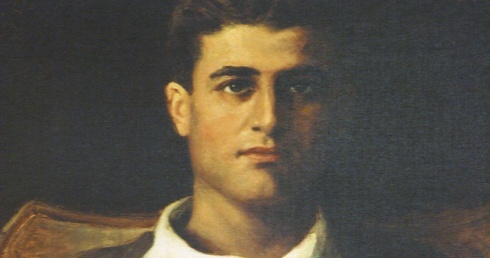 Portret bł. Frassatiego w Turynie - miejscu spoczynku jego doczesnych szczątków