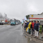 Protest przy Elektrowni Opole