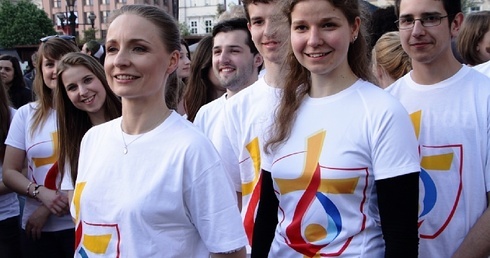 Kadr klipu promującego ŚDM w Krakowie