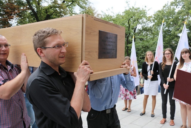 Relikwie bł. Frassatiego na Służewie