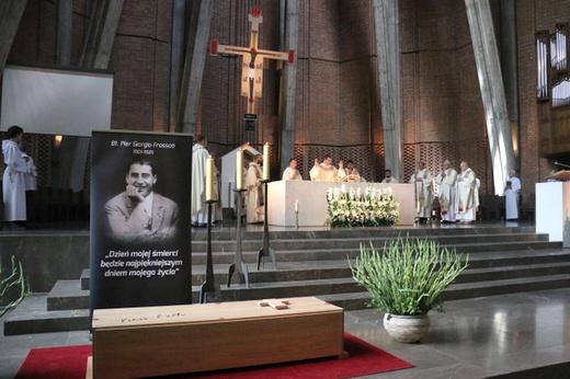 Relikwie bł. Frassatiego na Służewie
