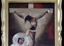 Krwawe krople na obrazie