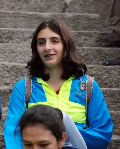 Kolumbijscy pielgrzymi na Ślęży