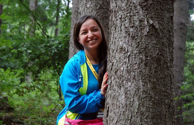 Kolumbijscy pielgrzymi na Ślęży