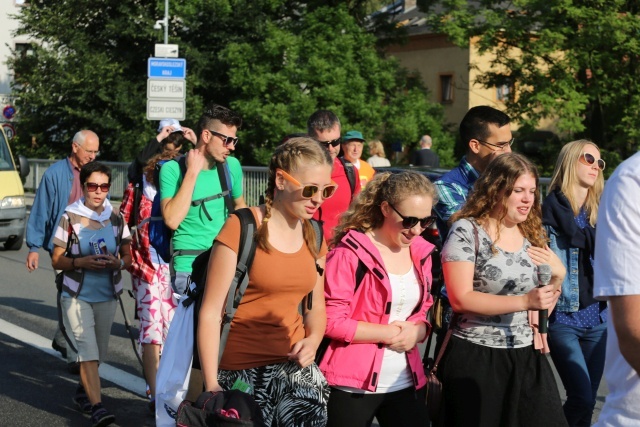 Pielgrzymi z Zaolzia w drodze na Jasną Górę - 2016