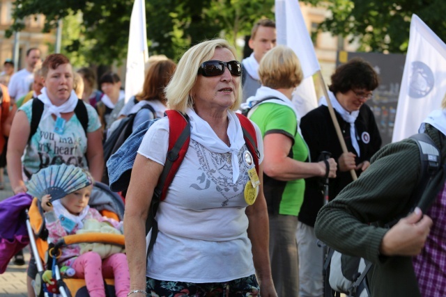 Pielgrzymi z Zaolzia w drodze na Jasną Górę - 2016