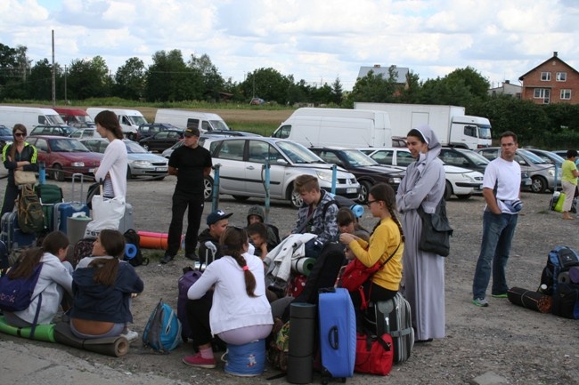 Centrum ŚDM w Kozienicach wita pielgrzymów