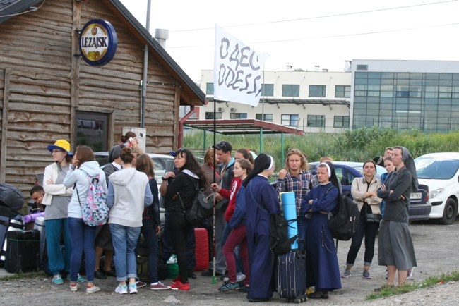 Centrum ŚDM w Kozienicach wita pielgrzymów