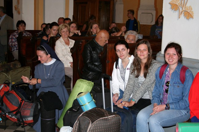 Centrum ŚDM w Kozienicach wita pielgrzymów