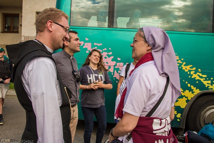 Pielgrzymi z Francji w Tymbarku