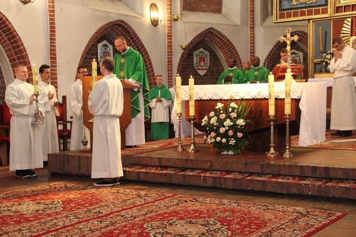 ŚDM w Słupsku, Msza św. w kościele mariackim