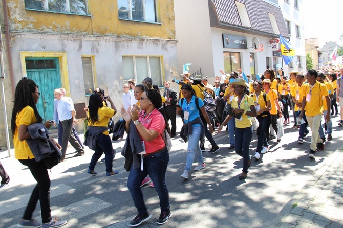 ŚDM 2016 - Marsz przez Rybnik