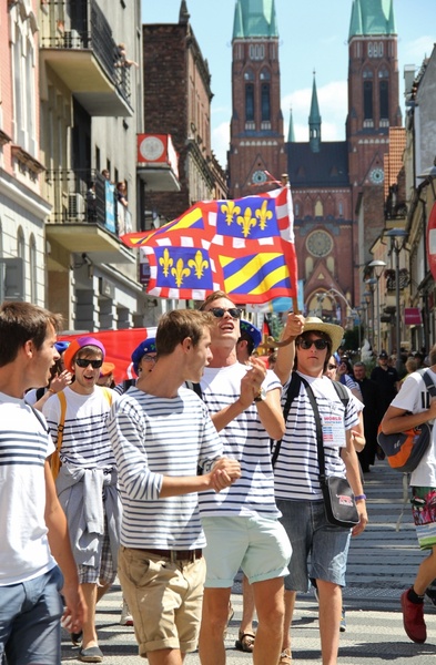 ŚDM 2016 - Marsz przez Rybnik