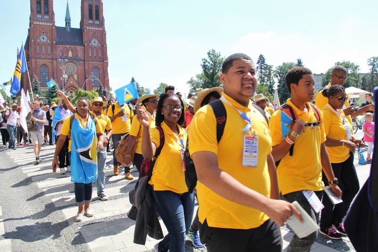 ŚDM 2016 - Marsz przez Rybnik